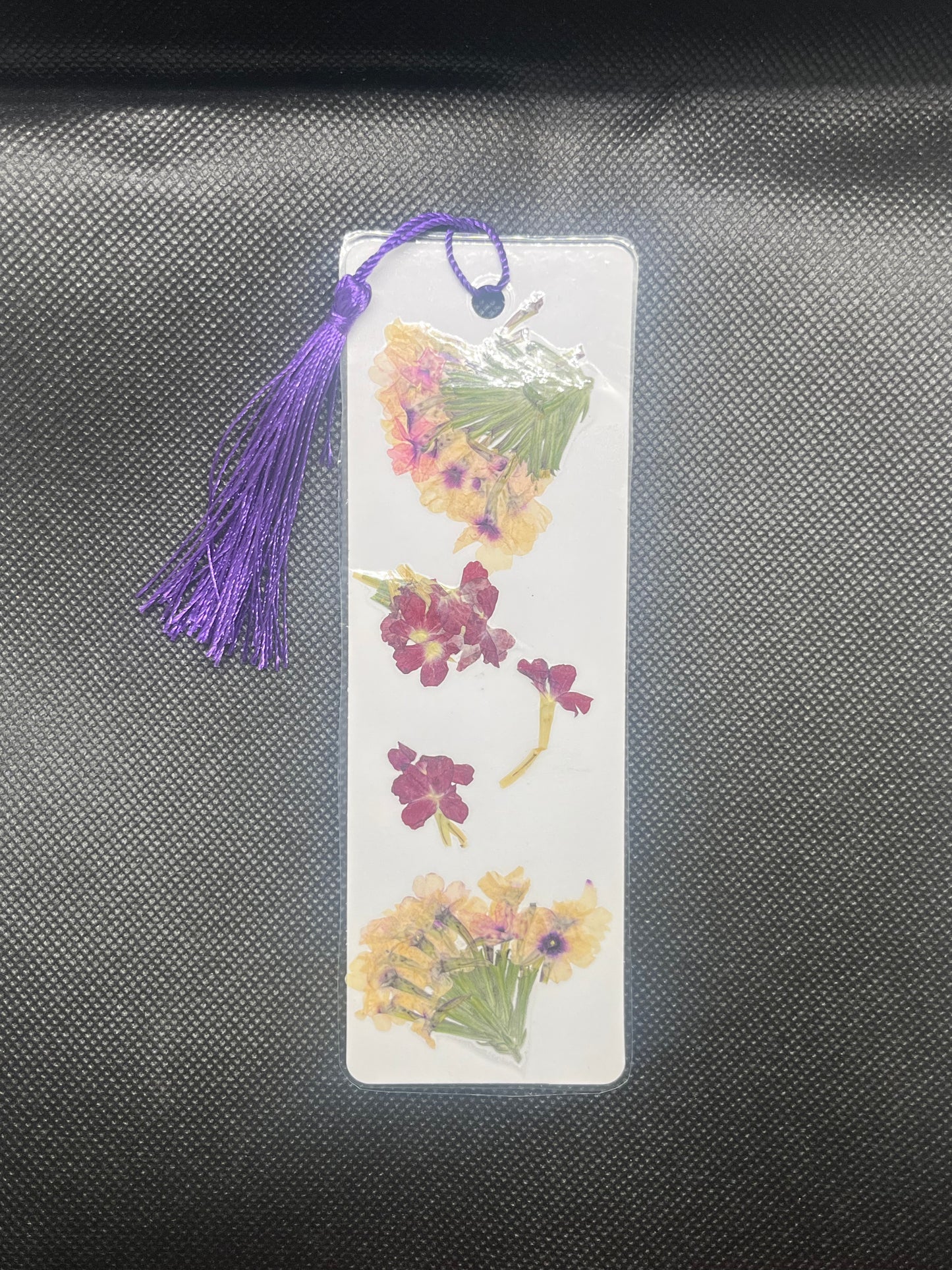 Pink and purple bookmark