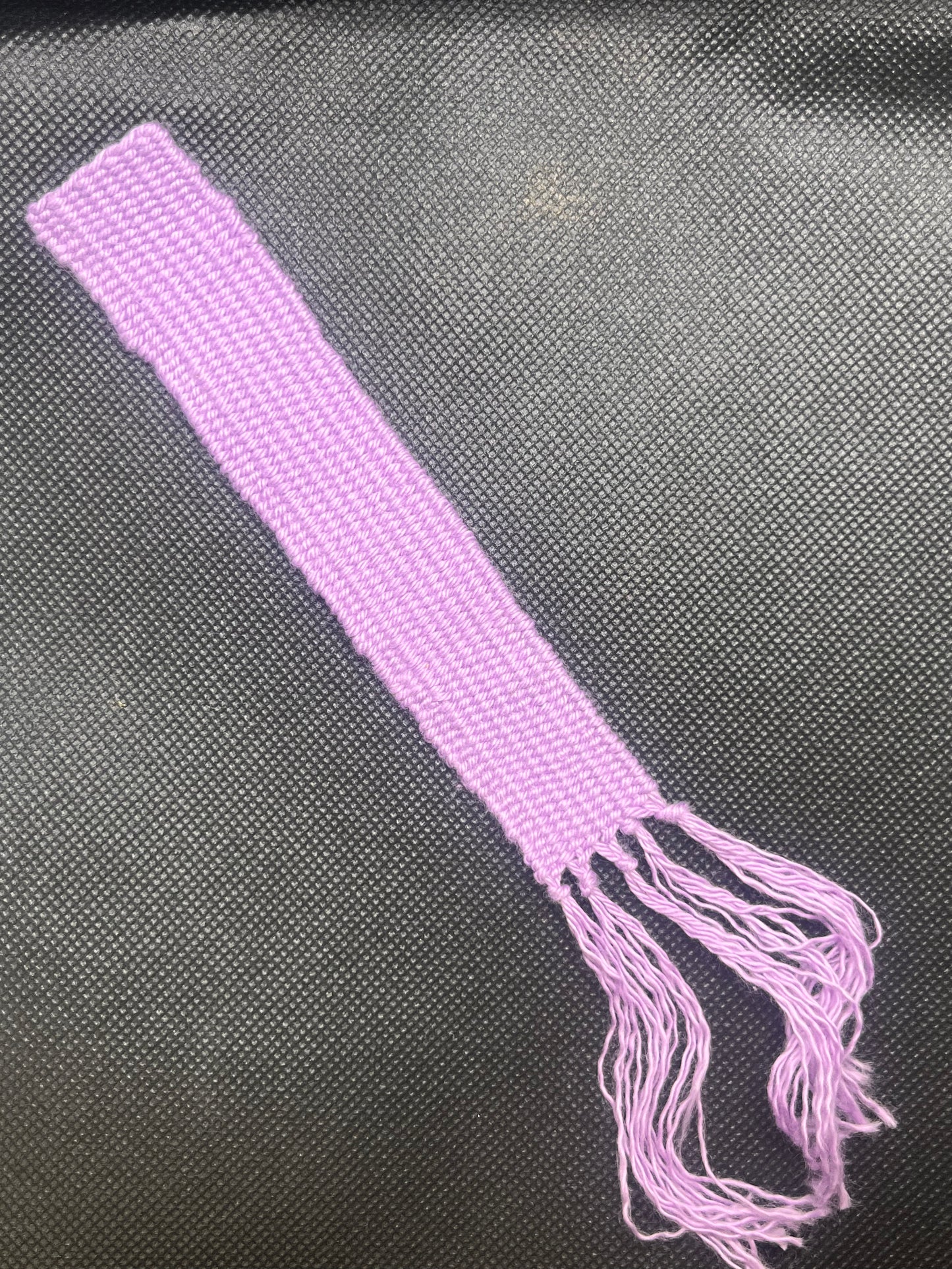 Woven Bookmark: Purple