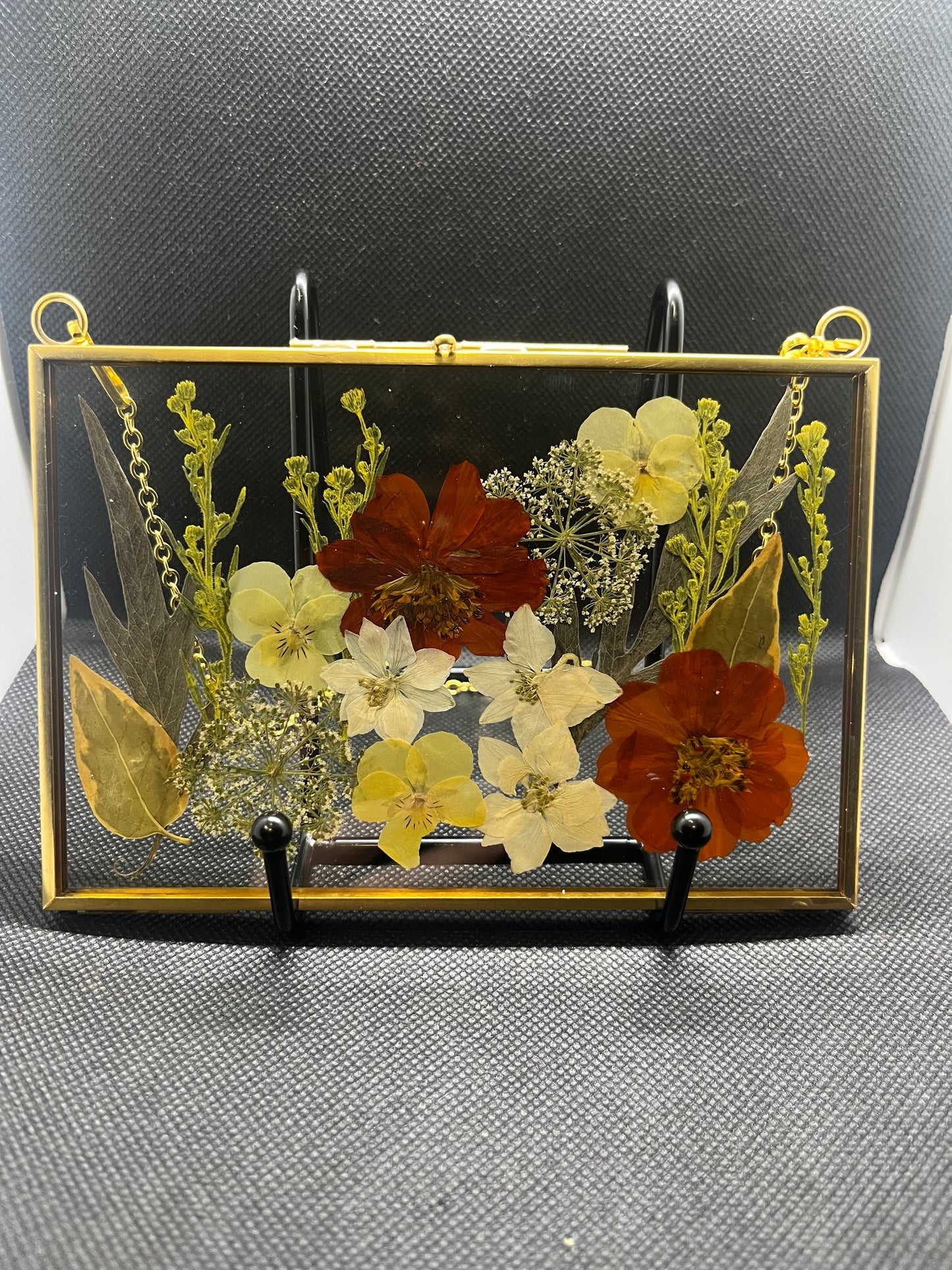 Orange, white, and yellow