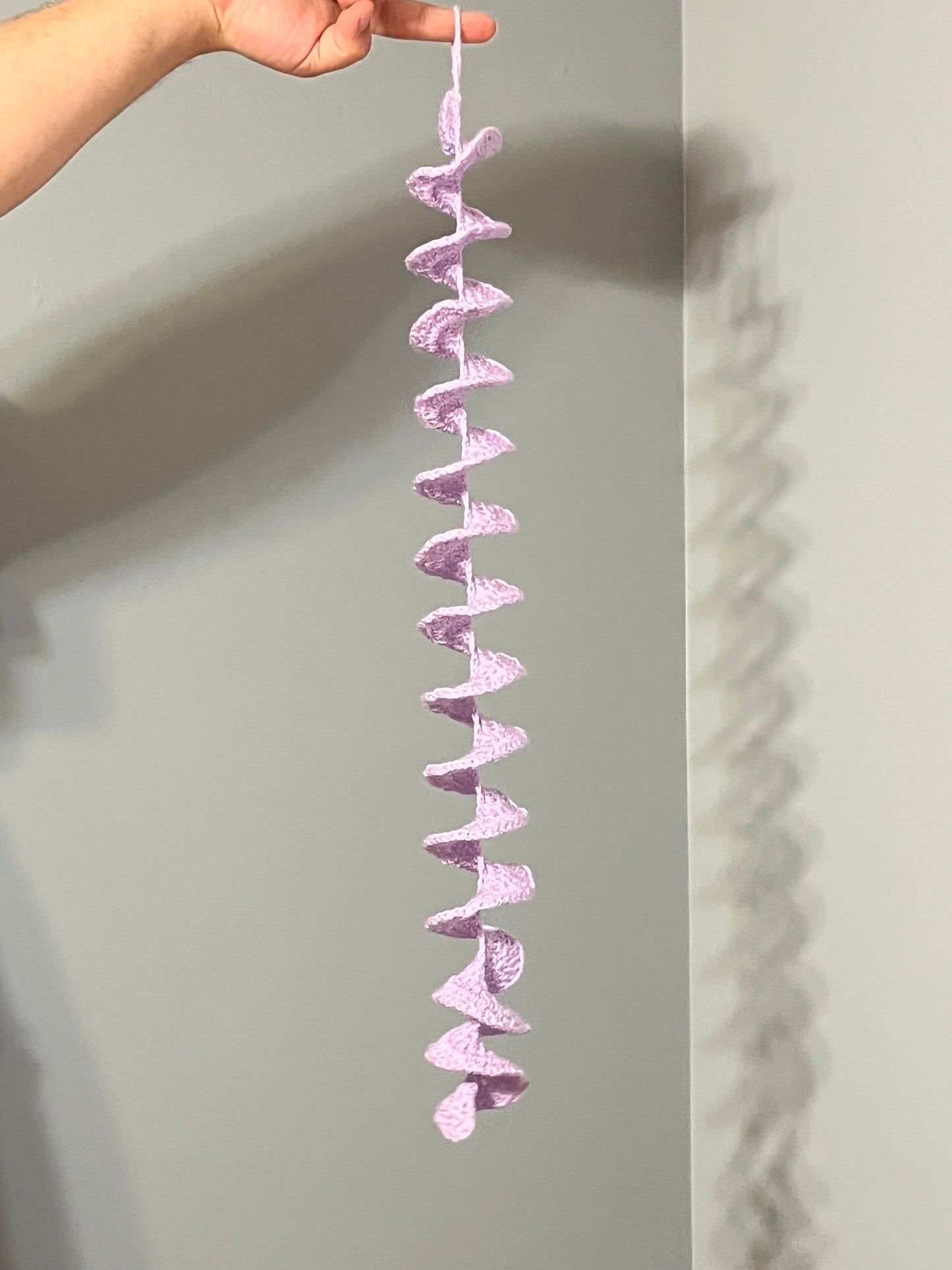 Purple wind spinner
