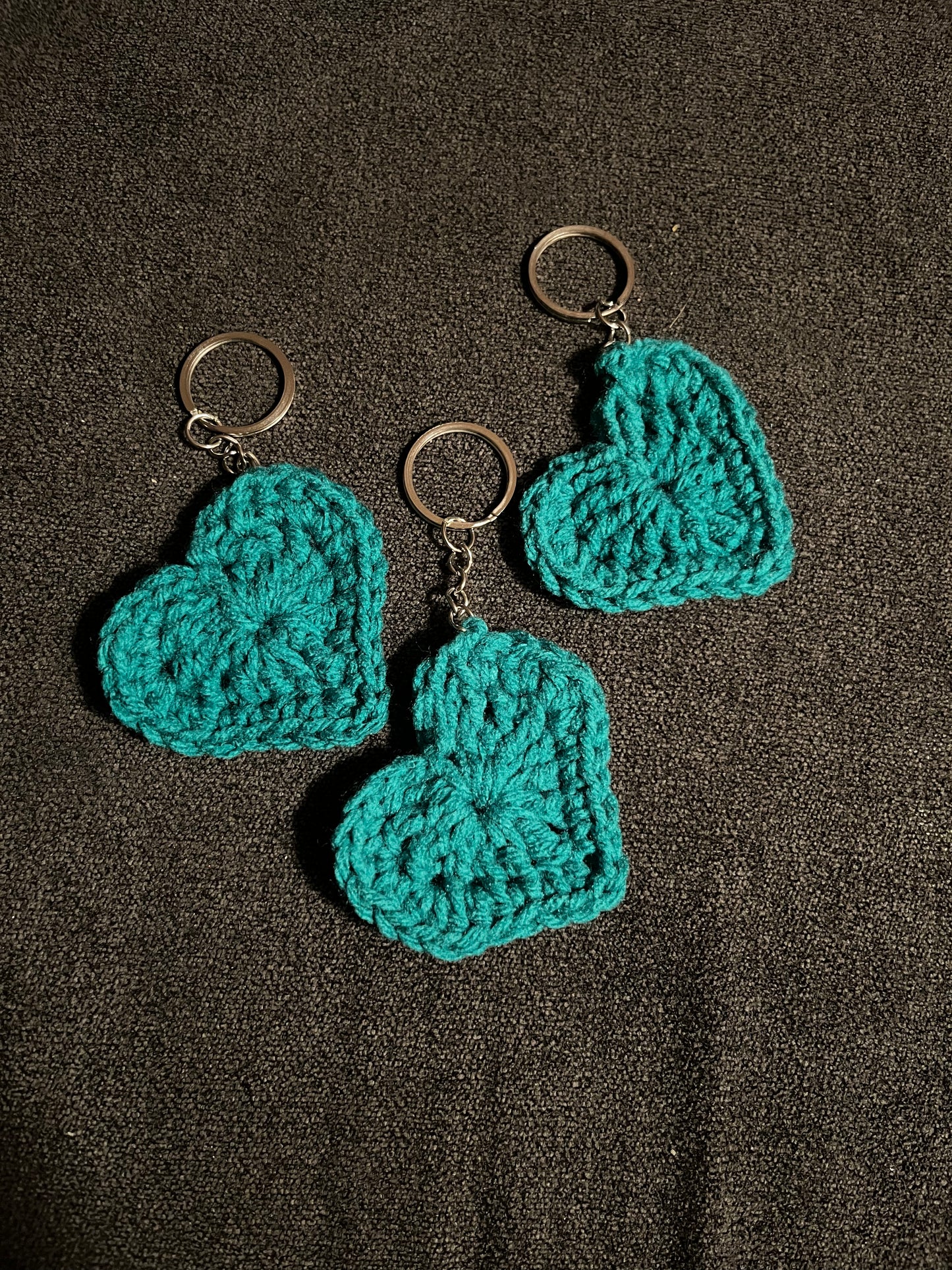 Blue Heart Keychain