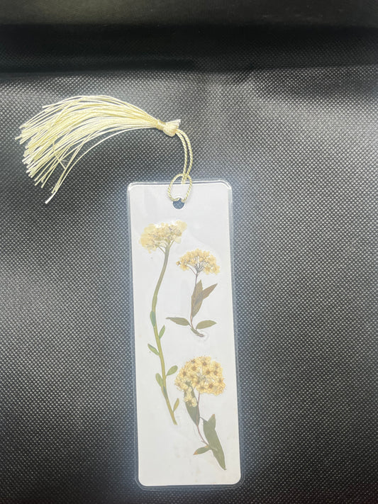 Cream bookmark