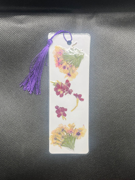 Pink and purple bookmark