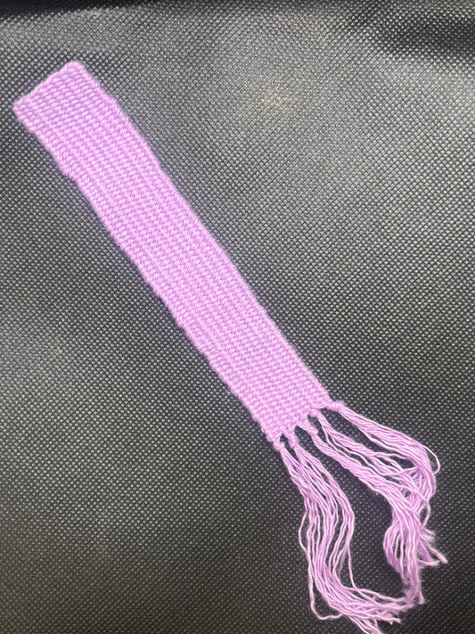 Woven Bookmark: Purple