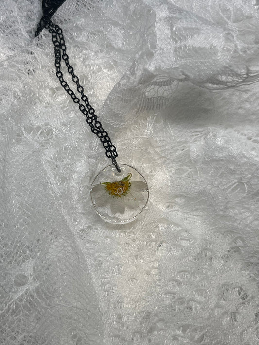 Half daisy necklace
