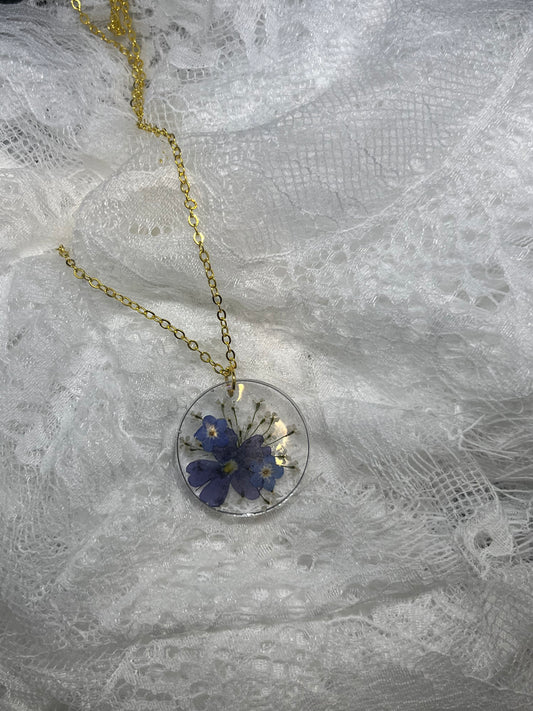 Blue necklace